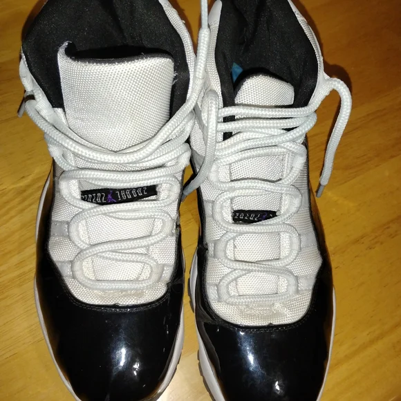 Black and White High-Top Sneakers